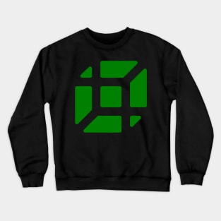 Hypercube Negative Space Crewneck Sweatshirt